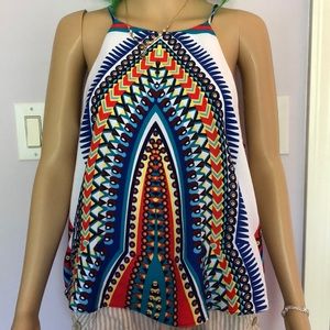 MiOA MOA multicolored top